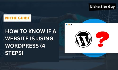 How to Know if A Website Is Using WordPress (4 Steps)